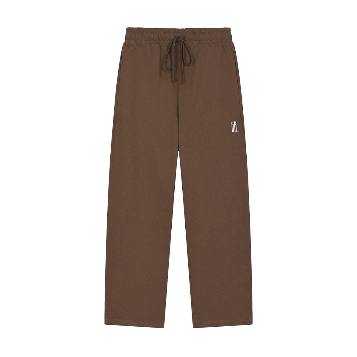 Jogging GRAND B. Brown, jambe droite, vue de face