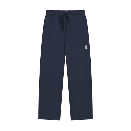 Jogging GRAND B. Navy, jambe droite, vue de face
